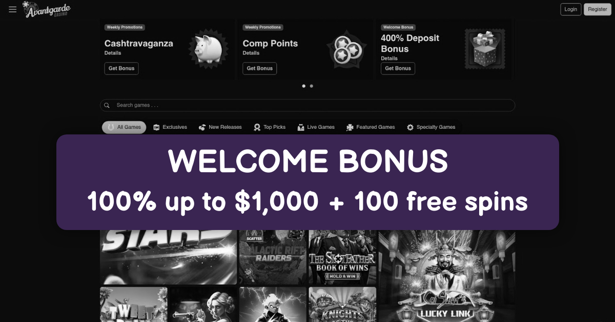 Avantgarde Casino - Top Online Slots Bonus | US Official Site